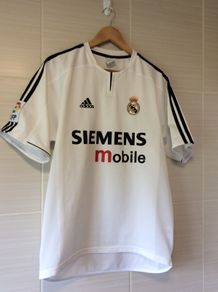 Real Madrid Jersey.  Official Adidas Mens Home Jersey Season 2003-2004. Original From The Time. Not A Modern Remake.
