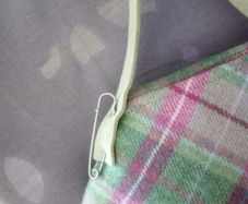 Tartan small hand bag