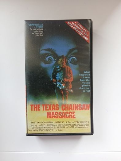 The Texas Chainsaw Massacre 1974 Film. English With Subtitles (Rare Scope Version) Letterbox Black Bars.