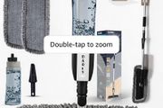 Spray Mops for Cleaning Floors-Microfibre Flat Mop with Sprayer FLoor Mop Wet Dry Floor Mop for House Cleaning with 2 Reusable Replacement Pads and 1 Refillable Bottle