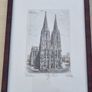 Original etching of Cologne Cathedral by Richard Adler Image 4