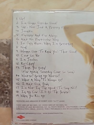 Shania Twain 2CD  - Up!