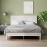 Double Upholstered Bed Frame with Headboard (135 x 190 cm) Image 4