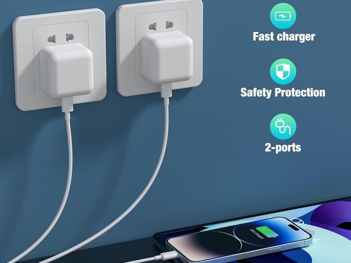 iPhone Charger Fast Charge 2Pack Fast Apple Charger Cable 2M/6FT iPhone Fast charger with USB C To Lightning Cable for iPhone 14 13 12 11 Pro Max XS XR X 8 7 6 Plus 5, iPad and iPod