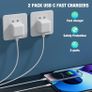 iPhone Charger Fast Charge 2Pack Fast Apple Charger Cable 2M/6FT iPhone Fast charger with USB C To Lightning Cable for iPhone 14 13 12 11 Pro Max XS XR X 8 7 6 Plus 5, iPad and iPod Image 5