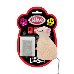 Pet Nova Cat Mouse With Catnip Toy