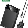 Ugreen USB 3.0 (UASP) SATA SSD/HDD 3.5"/2.5" External Enclosure Case/Caddy with Automatic Sleep Mode (UK Plug) (Brand New/Warranty) Image 3