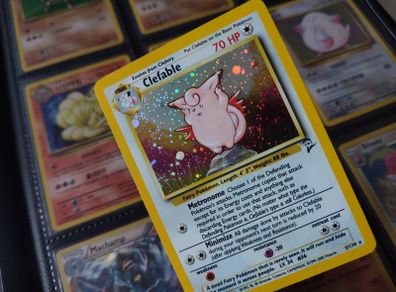 Clefable ! Holo Rare ! from Base Set 2 ! 2000 ! Vintage Pokemon Card !