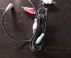 RCA Stereo Splitter Cable for Xbox 360 and PS 3