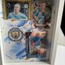 Framed Erling Haaland / Manchester City Custom Display Piece (Topps Cards Crest) Image 2