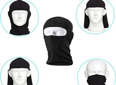 Balaclava Ski Face Mask Windproof Face Mask Silk Full Face Balaclavas Men/Women Multifunctional Headwear for Motorcycle Cycling Sports Breathable Lightweight for Summer Winter