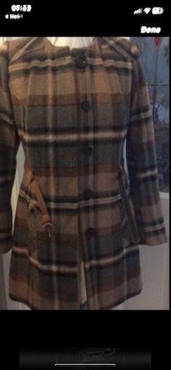 coat Bnwt F&F coat with belt size 12