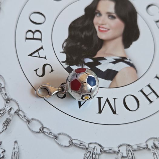 Thomas Sabo sterling silver World Cup Ball charm