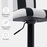 Breakfast Bar Stools Set of 2 Adjustable Height Velvet Bar Stools, Soft Comfy Swivel With Footrest Metal Frame For Kitchen Image 5