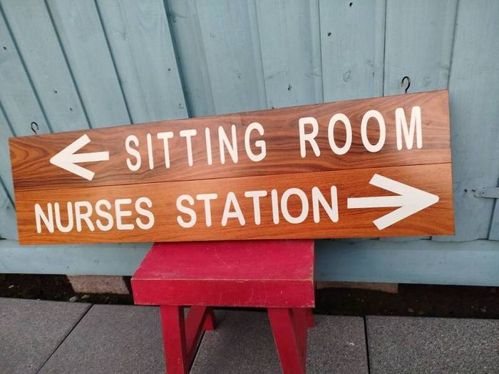 Signage nurses station