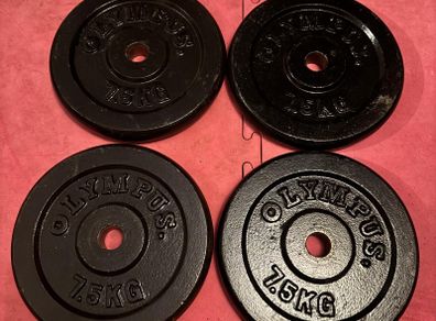 Weights - 4 x 7.5KG's