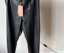 faux leather leggins size 14