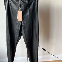 faux leather leggins size 14