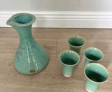 Louis Mulcahy large jug and beakers