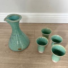 Louis Mulcahy large jug and beakers
