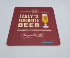 Birra Moretti : Italy's Favourite Beer - Beer Mat/Coaster