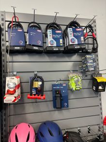 bicycle locks helmets and more