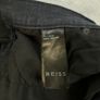 Reiss Mens Jeans W34 L28 Black Denim Regular Fit Zip Fly Image 8
