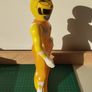 Power Rangers 1994 Bubble Bath Figure Yellow Ranger Image 2