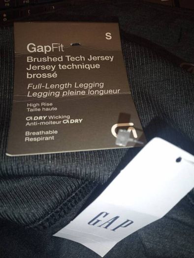 GapFit Brushed Jersey Leggings, S, BNWT