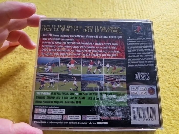 This is football PlayStation1 Ps1 PlayStation2 Ps2 Games Original