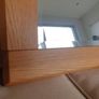 Solid oak bevelled mirror Image 4