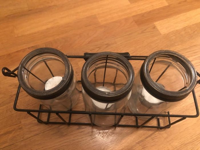 M & S candle holder set