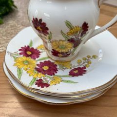 4 China Side Plates & Milk Jug