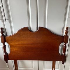 Single mahogany headboard