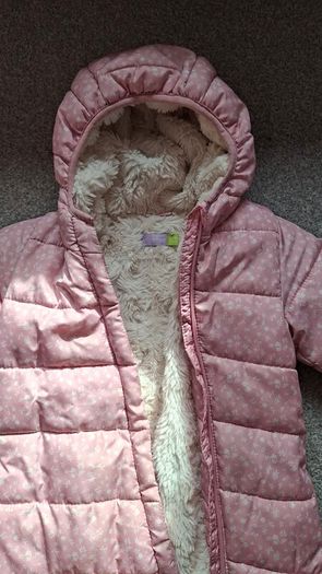 Pink Girls Snowsuit