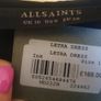 BNWT All Saints Black Silk Dress Image 4