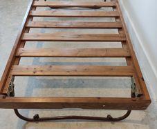 solid bed frame