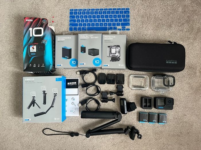 GoPro HERO10 Black, Complete Bundle