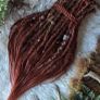 Set of 50 SE synthetic dreads braids Single ended dreads Image 2