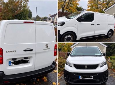 White Peugeot van
