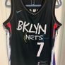 Nike Brooklyn Nets, Durant 7, Jean-Michel Basquiat jersey Image 2