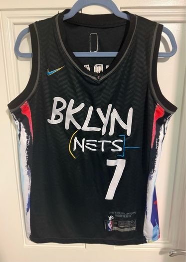 Nike Brooklyn Nets, Durant 7, Jean-Michel Basquiat jersey