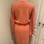 Massimo Dutti coral viscose mix dress size 8 Image 4