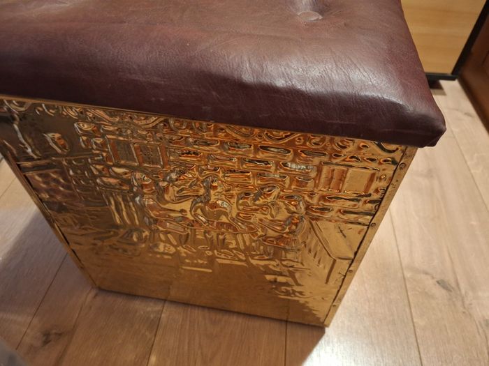 Coal box with seat