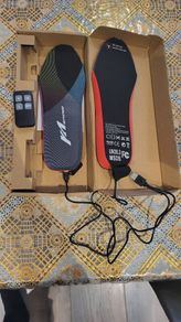 Heated Insoles wearable Kemimoto Rechargeable Heated Insoles with Remote Size 41 Like New!