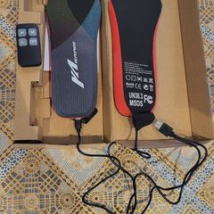 Heated Insoles wearable Kemimoto Rechargeable Heated Insoles with Remote Size 41 Like New!