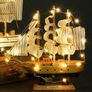 Vintage Style Marine Decoration with lights - great gift Image 4