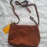 H&M Suede Cognac brown bag Image 3