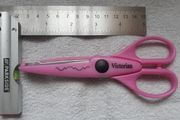 Scissors Creative Victorian Art Arts Craft Sewing Pink Pinking Shears