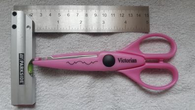 Scissors Creative Victorian Art Arts Craft Sewing Pink Pinking Shears
